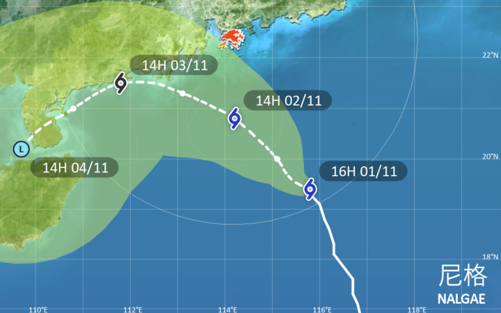 3號風球11.2早上6時前維持 天文台：考慮日間掛8號風球