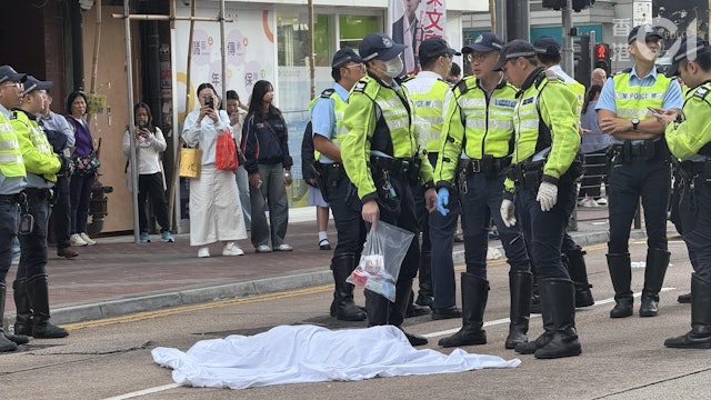 旺角女子被旅遊巴撞倒　當場死亡  原文網址: 旺角女子被旅遊巴撞倒　